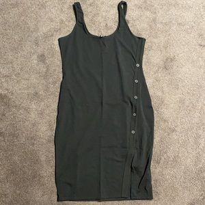 Express Black Tank Midi Dress